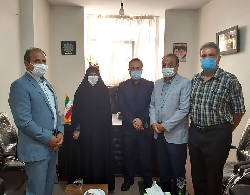 دیدار رئیس و اعضای هیئت رئیسه انجمن خبرنگاران، نویسندگان و عکاسان ورزشی استان با دکتر صالحی