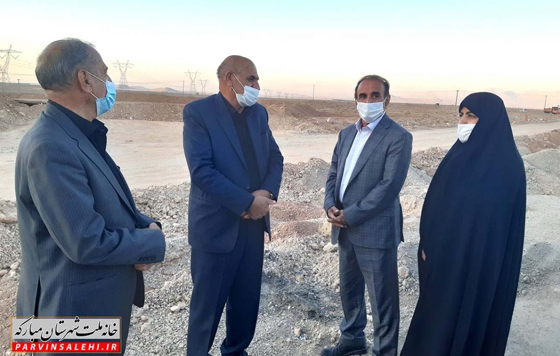 بازدید دکتر صالحی از روند اجرای پروژه جاده مبارکه – بروجن