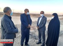 بازدید دکتر صالحی از روند اجرای پروژه جاده مبارکه – بروجن