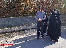 حضور دکتر صالحی در روستای دستگرد و بازدید حضوری از پروژه ها و مشکلات این روستا