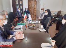 بازدید نماینده شهرستان مبارکه از اداره فرهنگ و ارشاد اسلامی