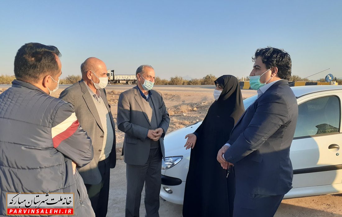 بازدید دکتر صالحی از روند اجرای پروژه جاده مبارکه – بروجن