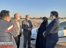 بازدید دکتر صالحی از روند اجرای پروژه جاده مبارکه – بروجن