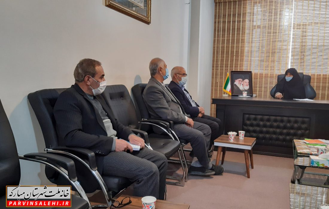 دیدار جمعی از پیشکسوتان دفاع مقدس شهرستان با دکتر صالحی