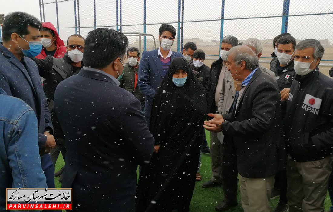 حضور نماینده شهرستان مبارکه در شهر طالخونچه