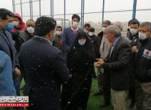 حضور نماینده شهرستان مبارکه در شهر طالخونچه