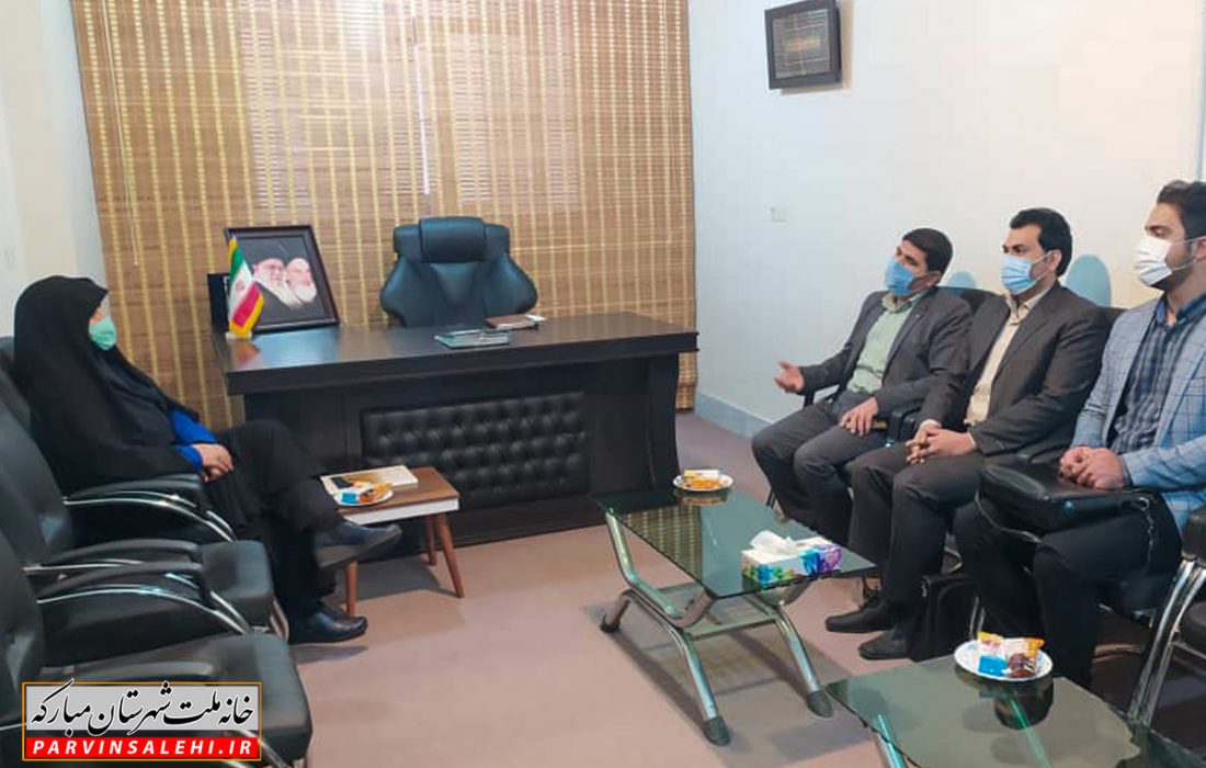 دیدار رئیس اداره محیط زیست و فعالان محیط زیست شهرستان مبارکه با دکتر صالحی