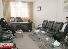 دیدار رئیس اداره بنیاد مسکن مبارکه با نماینده شهرستان