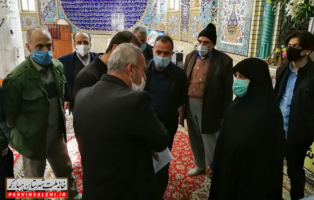 حضور دکتر صالحی در نماز جمعه شهر دیزیچه