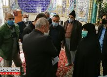 حضور دکتر صالحی در نماز جمعه شهر دیزیچه