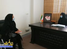 دیدار رئیس بهزیستی شهرستان مبارکه با دکتر صالحی