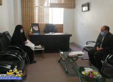 دیدار رئیس کمیته امداد شهرستان مبارکه با دکتر صالحی