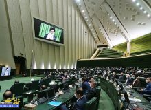 ارتباط تصویری نمایندگان مجلس با رهبر معظم انقلاب اسلامی