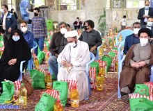 حضور دکتر صالحی در آیین توزیع هزار بسته معیشتی در دیزیچه