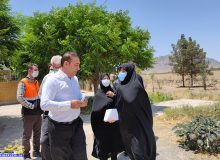 بازدید میدانی دکتر صالحی از روستای بروزاد