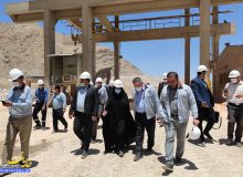 مراسم گرامیداشت هفته محیط زیست در شرکت فولادسنگ مبارکه با حضور دکتر صالحی