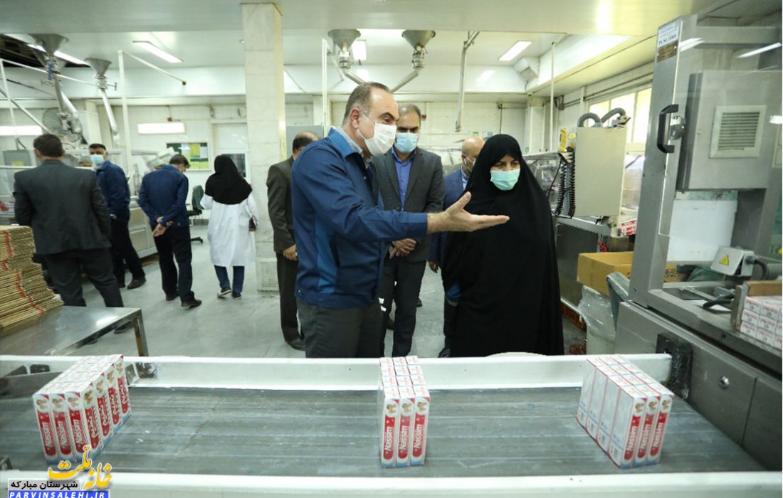 بازدید دکتر صالحی از شرکت گلتاش