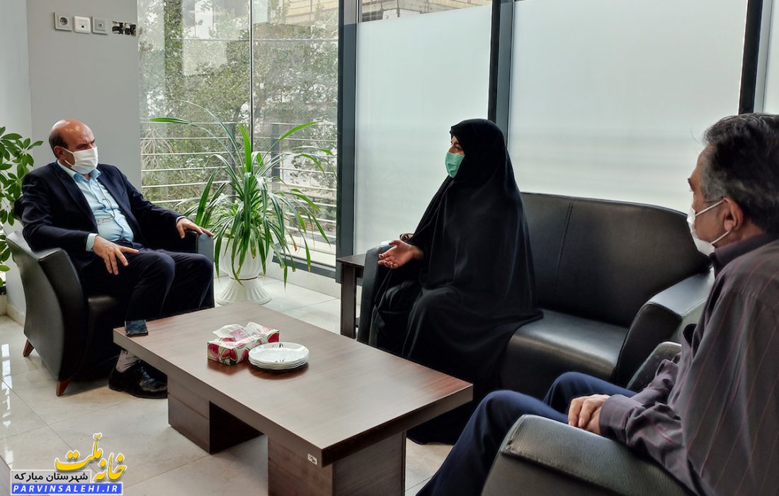 جلسه نماینده مبارکه با رئیس سازمان مدیریت و برنامهریزی اصفهان برای تأمین اعتبار ایمنسازی ورودی روستای بداغ آباد