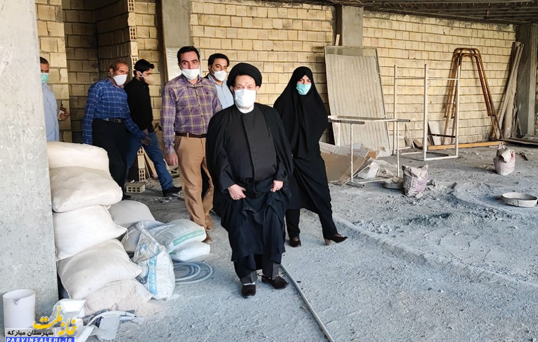 بازدید دکتر صالحی از ساختمان موقوفه مسجد جامع مبارکه