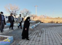 بازدید نماینده مبارکه به همراه مسئولان شهرستان از روستای اراضی