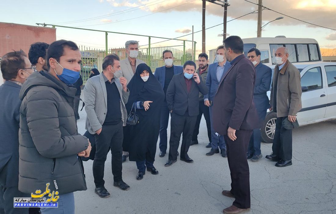 بازدید نماینده مبارکه از محله دهنو