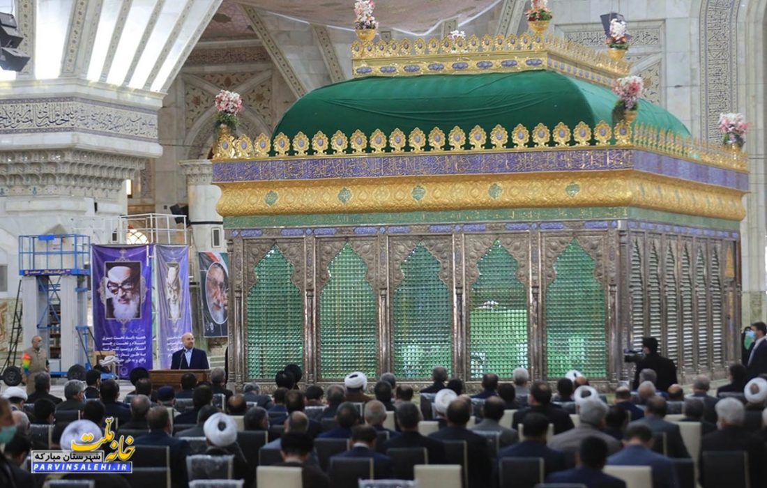 مراسم تجدید میثاق نمایندگان با امام خمینی (ره)