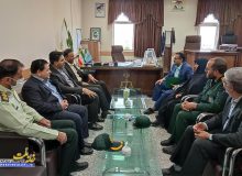 دیدار نماینده مبارکه و مسئولان با رئیس و کارکنان دستگاه قضا شهرستان