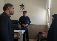 دیدار نماینده شهرستان از اداره صمت مبارکه