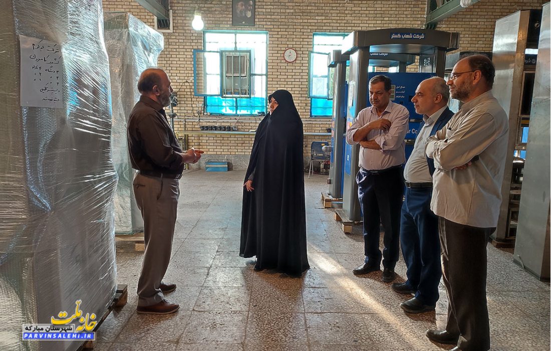 بازدید نماینده مبارکه از شرکت شهاب گستر