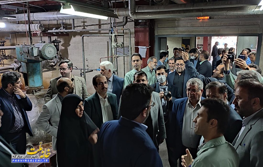بازدید میدانی معاون وزیر صمت از شرکت پلی اکریل