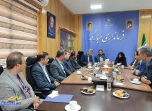 آیین تودیع و معارفه رئیس اداره گاز شهرستان مبارکه