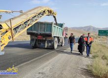 بهسازی و روکش آسفالت محور مبارکه-بروجن