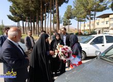 استقبال و تقدیر از زینب ملکی، بازیکن تیم ملی والیبال نشسته بانوان