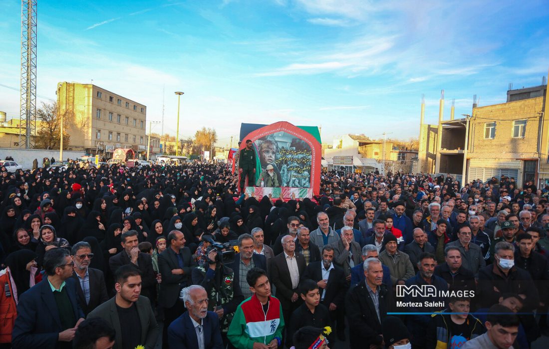 استقبال از شهدای گمنام در مبارکه